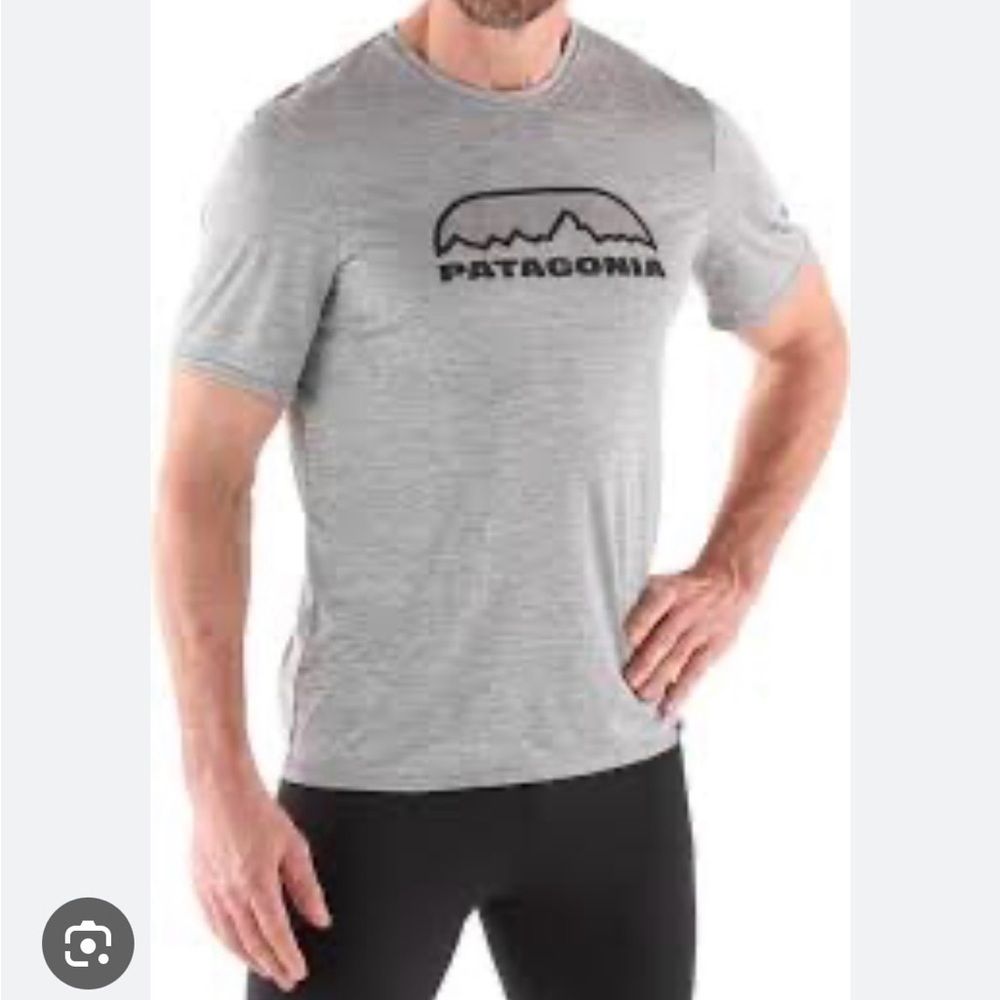 Patagonia Light Gray Capilene Men's Tee